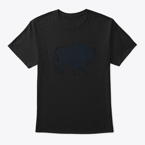 Buffalo Inkpress Artwork Black T-Shirt Front