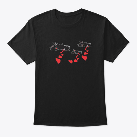 B 17 Lover Black T-Shirt Front