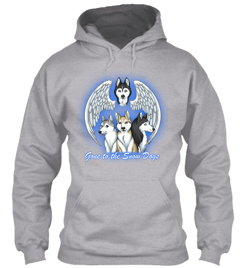 Angel Shiloh looking over the Snow Dogs Unisex Tshirt