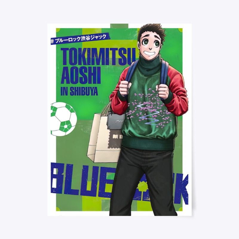 Aoshi Tokimitsu Blue Lock - Aoshi Tokimitsu Blue Lock - Sticker