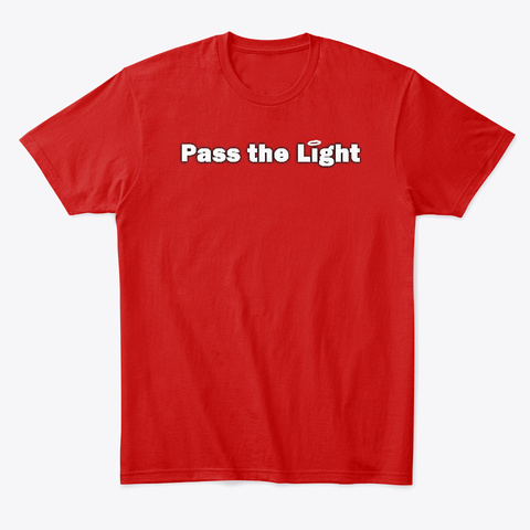 Pass The Light The Force Logo Classic Red T-Shirt Front
