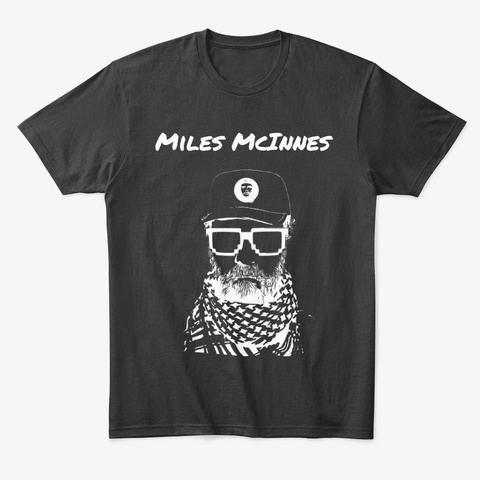 Miles Mc Innes Black T-Shirt Front
