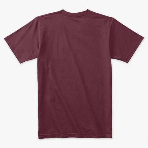 Extra Butter Please Maroon T-Shirt Back