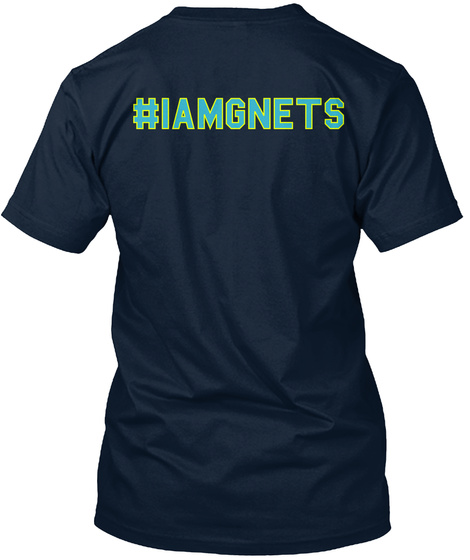 #Iamgnets New Navy T-Shirt Back