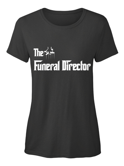 The Funeral Director Black T-Shirt Front