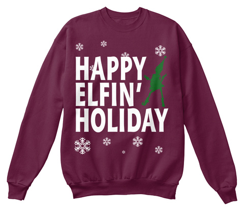 Ariana Grand Sweater Happy Elfin' - happy elfin' Holiday Products ...
