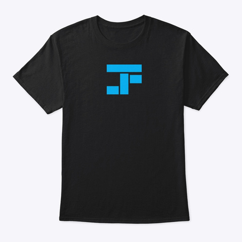 Tetrad Art Logo   Dark Colors Black T-Shirt Front