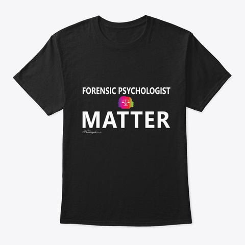 Forensic Psych Unisex/Men’s T Shirt Black T-Shirt Front