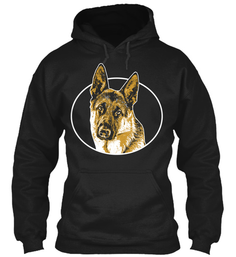 Love Is Being Owned By A German Shepherd Black T-Shirt Front