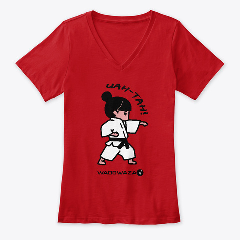 Uah Tah! By Wadowaza   For Ladies Red Maglietta Front