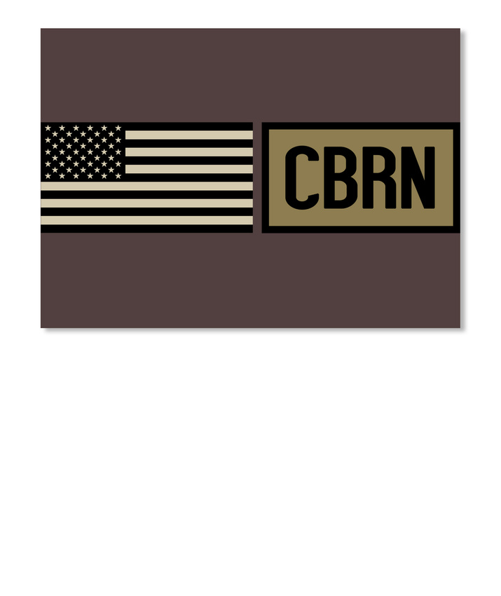 Landscape Military Cbrn Sticker 