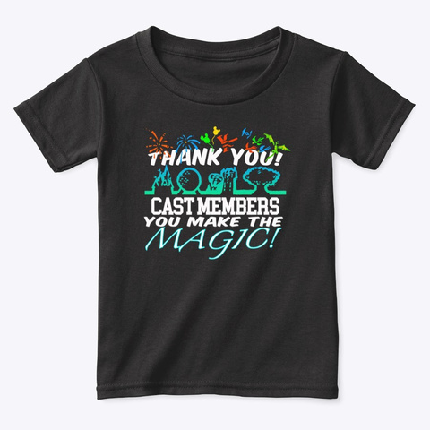 Thank You C Ms Black T-Shirt Front