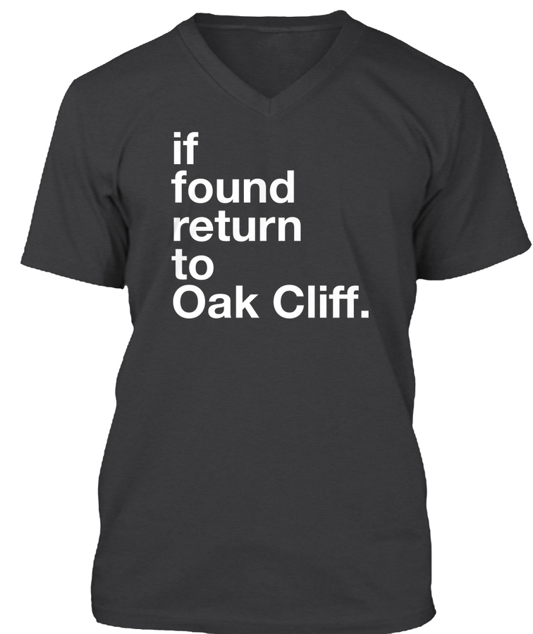 Lost & Found White - Oak Cliff Unisex Tshirt