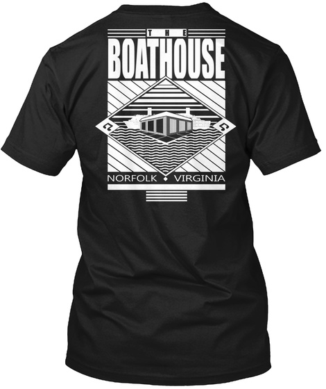 Boathouse The Boathouse Norfolk Virginia Black T-Shirt Back