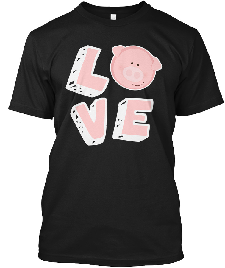 i love pigs cute gifts t shirt Unisex Tshirt