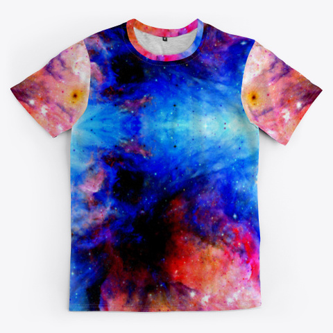 Fukuhana   Colorful Space Batik Mandala Standard áo T-Shirt Front