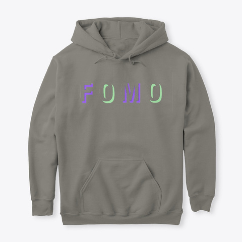 Fomo Charcoal T-Shirt Front