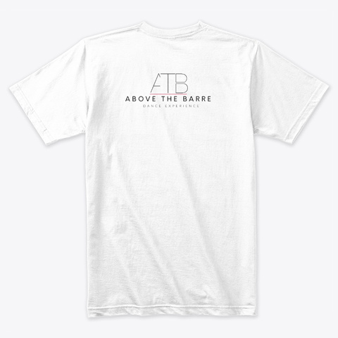 Rise Above Campaign White T-Shirt Back