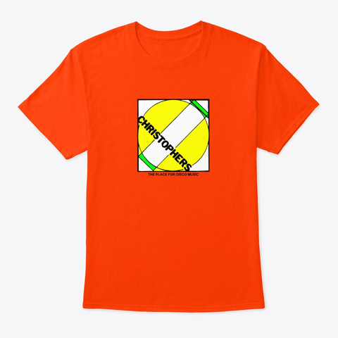 Christophers Orange T-Shirt Front