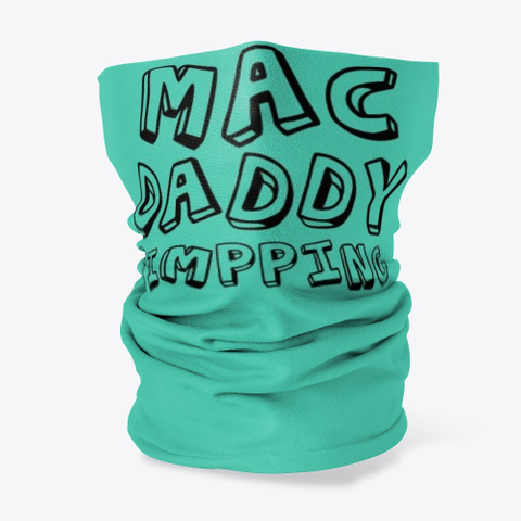 Macdaddypimpping Fw2020 Accessories 2  Aqua T-Shirt Front