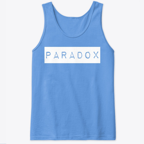 White Box Paradox  Carolina Blue Camiseta Front