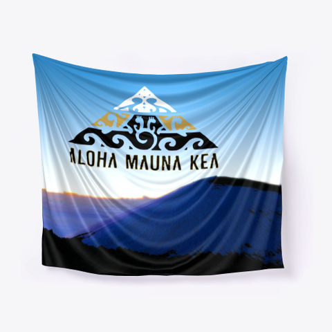 #We Are Mauna Kea Official Mkah Pale Blue T-Shirt Front