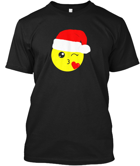Christmas Kiss Emoji T-shirt Emoji T-shi