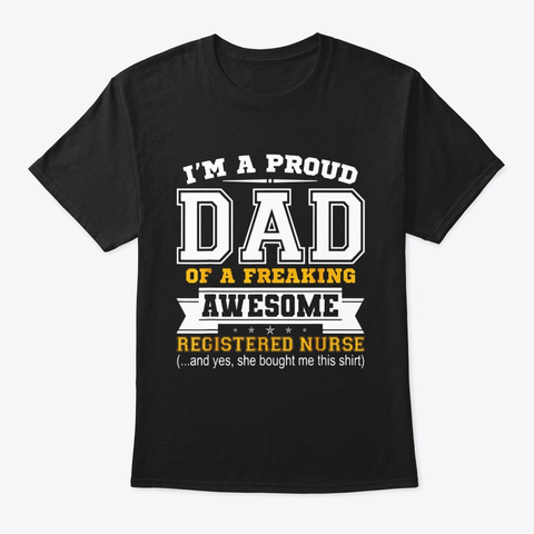 Mens Im A Proud Dad Of A Freaking Black T-Shirt Front