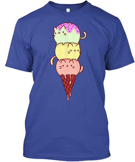Cat Ice Cream Cone - Amazing Cat Gifts Unisex Tshirt