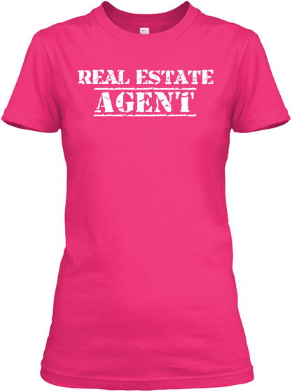 Real Estate Agent Heliconia T-Shirt Front