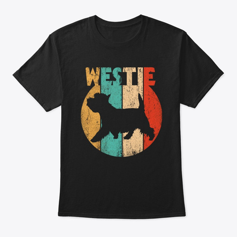 Terrier Westie Retro Vintage Dog Lovers Unisex Tshirt