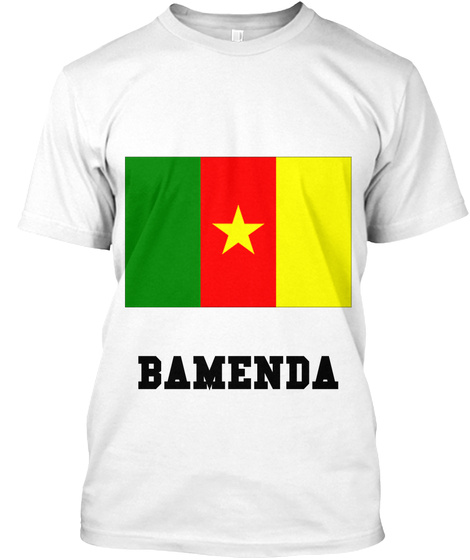 Bamenda White T-Shirt Front