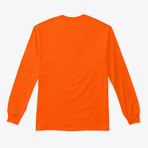 Bigmike420 Lifestyle Orange T-Shirt Back
