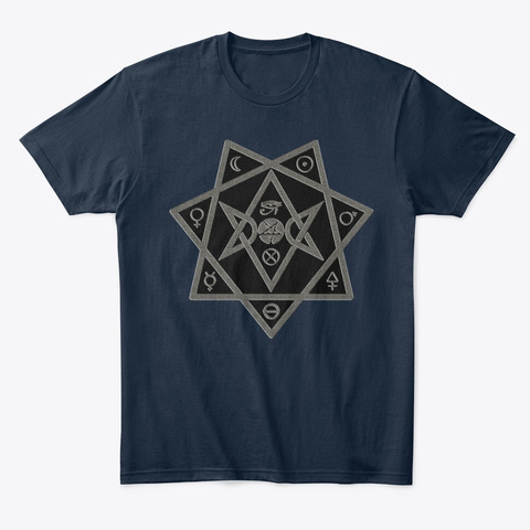 Thelema : Star Of Babylon (1) New Navy Camiseta Front