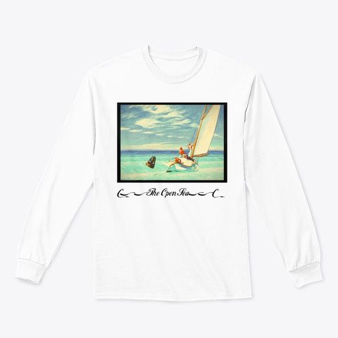 The Open Sea White T-Shirt Front