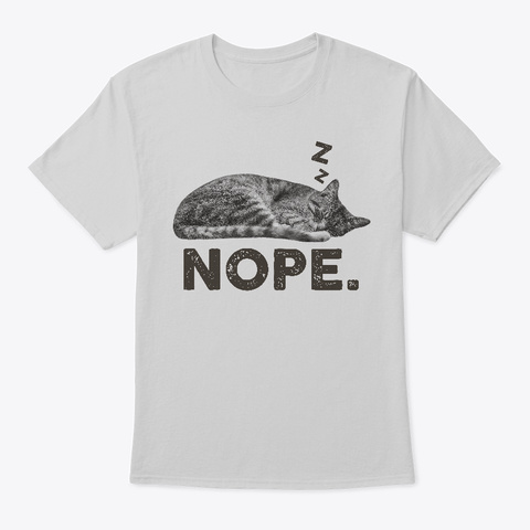 Funny Lazy Nope Cat Kitten Themed Gift