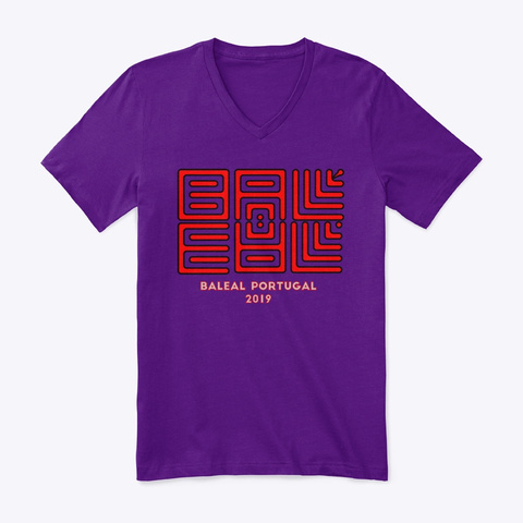 Baleal Portugal 2019 Redlogo Team Purple T-Shirt Front
