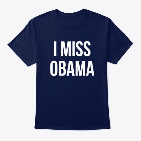 Barron Trump Obama T Shirt Navy T-Shirt Front