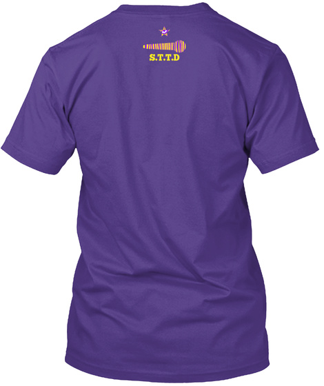 S.T.T.D Purple T-Shirt Back