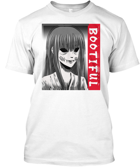 Bootiful Zombie  White T-Shirt Front