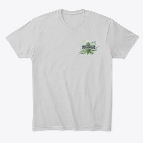 Uli And Avocados Light Heather Grey  T-Shirt Front
