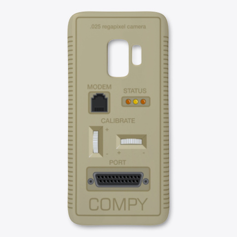 Compy Samsung Galaxy Phone Case White Maglietta Front