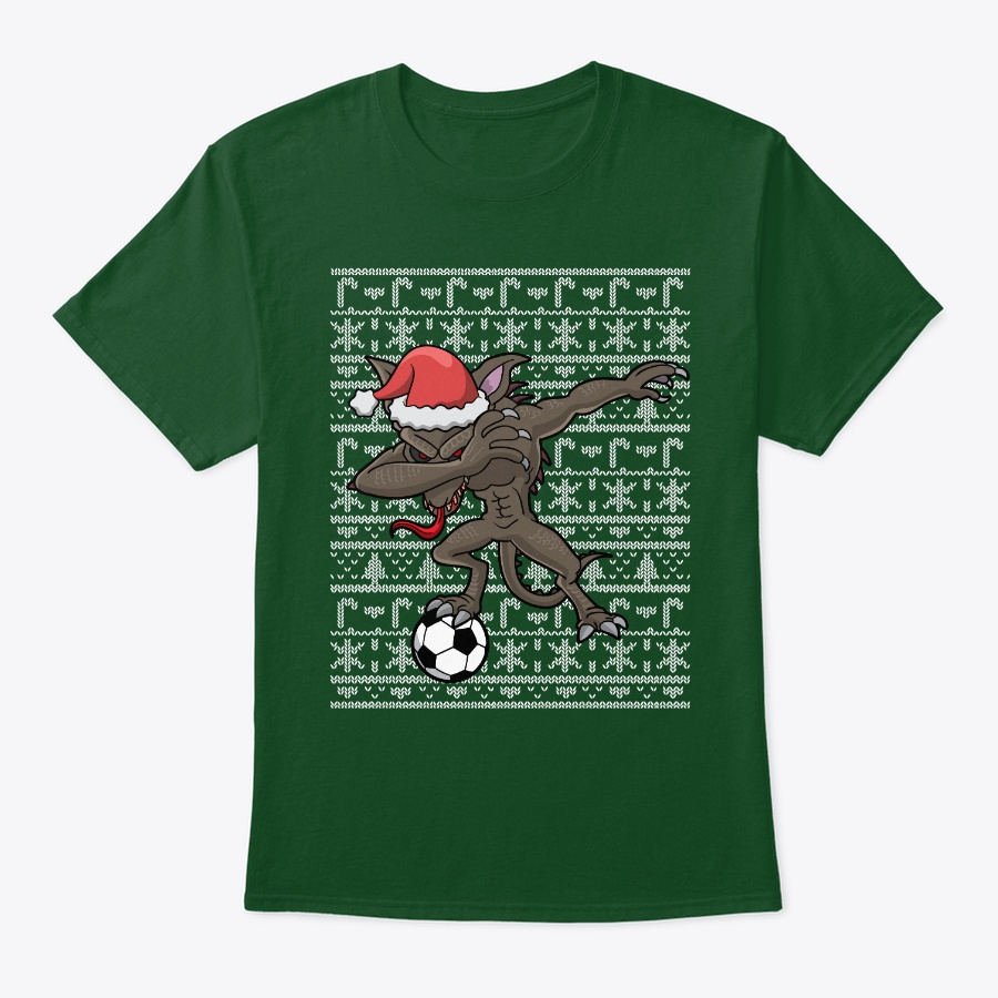 Christmas Dabbing Soccer Chupacabra Unisex Tshirt