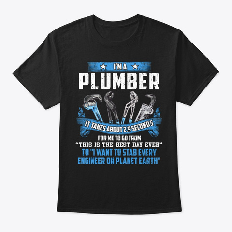 Funny Plumber Gift It Takes 29 Seconds