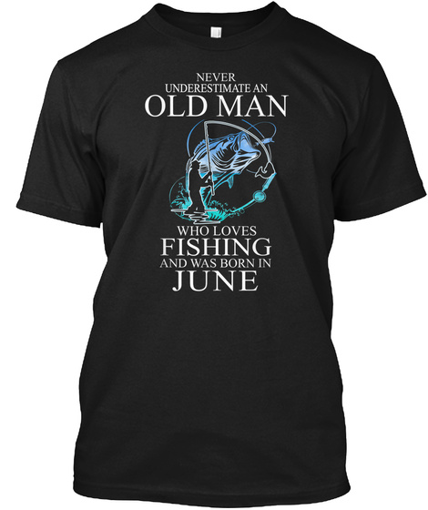 An Old Man Who Loves Fishing Tshirt
