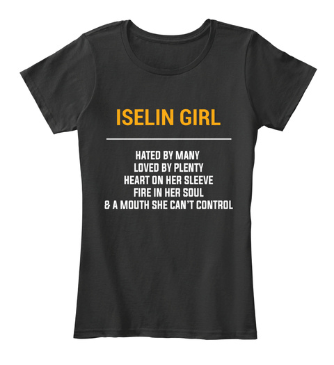 Iselin PA Girl - Heart on Sleeve. Customizable City Unisex Tshirt