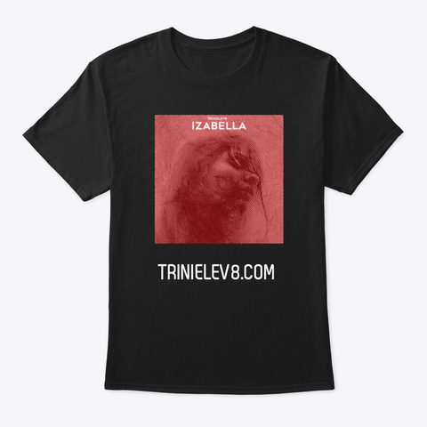 #Izabella  Black T-Shirt Front