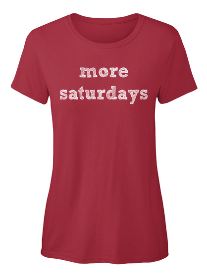 More
Saturdays  Brick Red T-Shirt Front