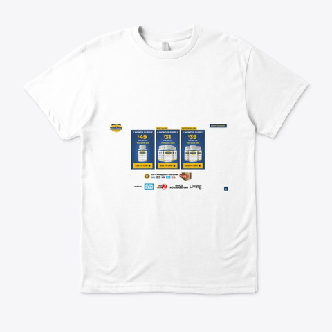 Citro Burn Supplement White Camiseta Front