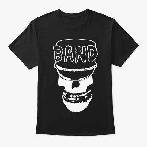 Hard Core Marching Band Black T-Shirt Front